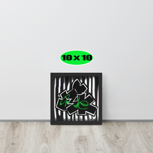 GRAFFITI FRAMED POSTER: perceptioN (Corinthians 4:18)