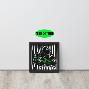 GRAFFITI FRAMED POSTER: perceptioN (Corinthians 4:18)