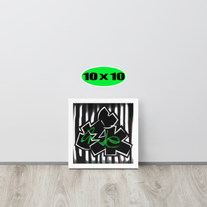 GRAFFITI FRAMED POSTER: perceptioN (Corinthians 4:18)