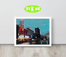 FRAMED POSTER: The Apollo Theatre: Harlem Streets -The Art Collection