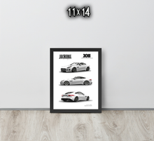 FRAMED POSTER: 2011 British Sports Coupe -Series 010 | JECKONE Vintage | Design Study Archive