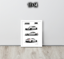 FRAMED POSTER: 2011 British Sports Coupe -Series 010 | JECKONE Vintage | Design Study Archive