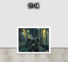 FRAMED POSTER: LOST: Late Night Streets  | MY DAWG COLLECTION