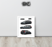 FRAMED POSTER: JECKONE Vintage | Design Study 015 | 2019 Swedish Sport Wagon -STUDY 015