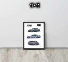 FRAMED POSTER: 1993 Japanese Performance Coupe -Series 002 | JECKONE Vintage | Design Study Archive