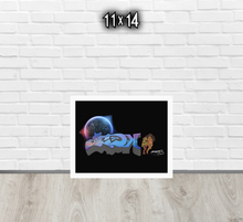 FRAMED POSTER: AMUZED | GRAFFITI COLLECTION