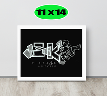 GRAFFITI FRAMED POSTER: BLACKout