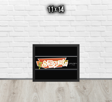 FRAMED POSTER: DETERMINED | GRAFFITI COLLECTION