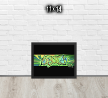 FRAMED POSTER: GLOrescent | GRAFFITI COLLECTION