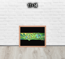 FRAMED POSTER: GLOrescent | GRAFFITI COLLECTION