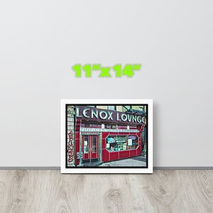 FRAMED POSTER: LENOX LOUNGE: Harlem Streets -The Art Collection