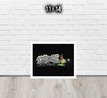 FRAMED POSTER: NO RULEZ | GRAFFITI COLLECTION