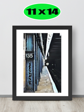 FRAMED POSTER: 3 TrainComing: Harlem Streets -The Art Collection