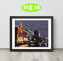 FRAMED POSTER: The Apollo Theatre: Harlem Streets -The Art Collection