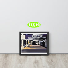 FRAMED POSTER: ROOF TOP : Harlem Streets -The Art Collection