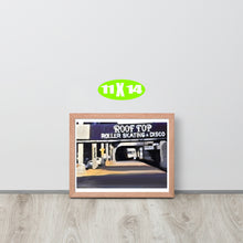 FRAMED POSTER: ROOF TOP : Harlem Streets -The Art Collection
