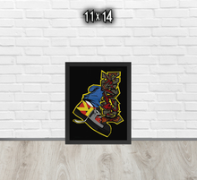 FRAMED POSTER: STOMPED | GRAFFITI COLLECTION