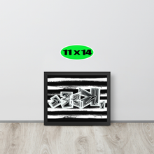GRAFFITI FRAMED POSTER: harDpressed (2 Corinthians 4:8-9)