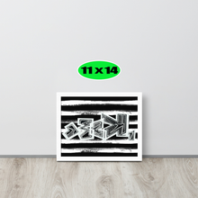 GRAFFITI FRAMED POSTER: harDpressed (2 Corinthians 4:8-9)