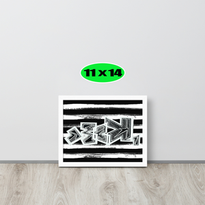 GRAFFITI FRAMED POSTER: harDpressed (2 Corinthians 4:8-9)