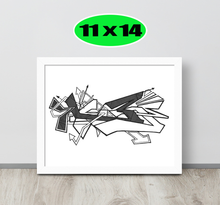 GRAFFITI FRAMED POSTER: hateMeNow