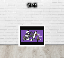 FRAMED POSTER: hustledOUT | GRAFFITI COLLECTION