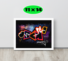 GRAFFITI FRAMED POSTER: knockOut