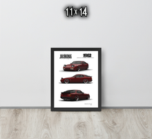 FRAMED POSTER: JECKONE Vintage | Design Study 012 | 1982 German Performance Coupe -STUDY 012
