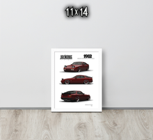FRAMED POSTER: JECKONE Vintage | Design Study 012 | 1982 German Performance Coupe -STUDY 012