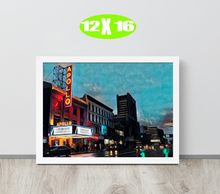 FRAMED POSTER: The Apollo Theatre: Harlem Streets -The Art Collection