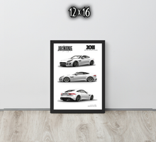 FRAMED POSTER: 2011 British Sports Coupe -Series 010 | JECKONE Vintage | Design Study Archive