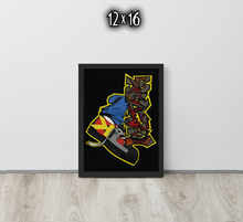 FRAMED POSTER: STOMPED | GRAFFITI COLLECTION