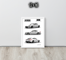 FRAMED POSTER: 2011 British Sports Coupe -Series 010 | JECKONE Vintage | Design Study Archive