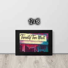 FRAMED POSTER: Twenty Two West | HARLEM COLLECTION