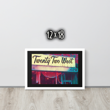 FRAMED POSTER: Twenty Two West | HARLEM COLLECTION
