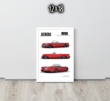 FRAMED POSTER: 1953 American Sports Convertible -Series 009 | JECKONE Vintage | Design Study Archive