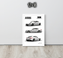FRAMED POSTER: 2011 British Sports Coupe -Series 010 | JECKONE Vintage | Design Study Archive