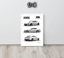 FRAMED POSTER: JECKONE Vintage | Design Study 010 | 2011 British Sports Coupe -STUDY 010