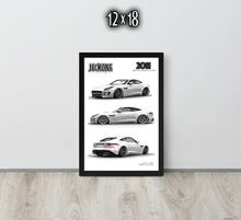 FRAMED POSTER: 2011 British Sports Coupe -Series 010 | JECKONE Vintage | Design Study Archive