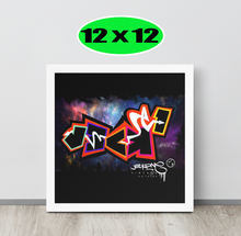 GRAFFITI FRAMED POSTER: knockOut