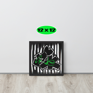 GRAFFITI FRAMED POSTER: perceptioN (Corinthians 4:18)