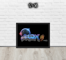 FRAMED POSTER: AMUZED | GRAFFITI COLLECTION