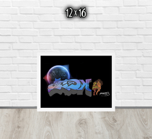 FRAMED POSTER: AMUZED | GRAFFITI COLLECTION