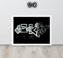FRAMED POSTER: BLACKout | GRAFFITI COLLECTION