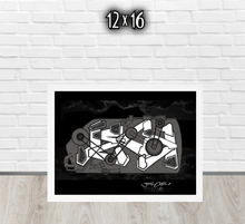 FRAMED POSTER: THINK TANK | GRAFFITI COLLECTION