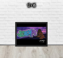 FRAMED POSTER: COZY | GRAFFITI COLLECTION