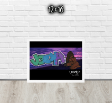FRAMED POSTER: COZY | GRAFFITI COLLECTION
