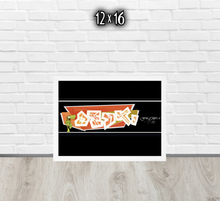 FRAMED POSTER: DETERMINED | GRAFFITI COLLECTION