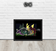 FRAMED POSTER: KAUGHT | GRAFFITI COLLECTION