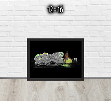 FRAMED POSTER: NO RULEZ | GRAFFITI COLLECTION